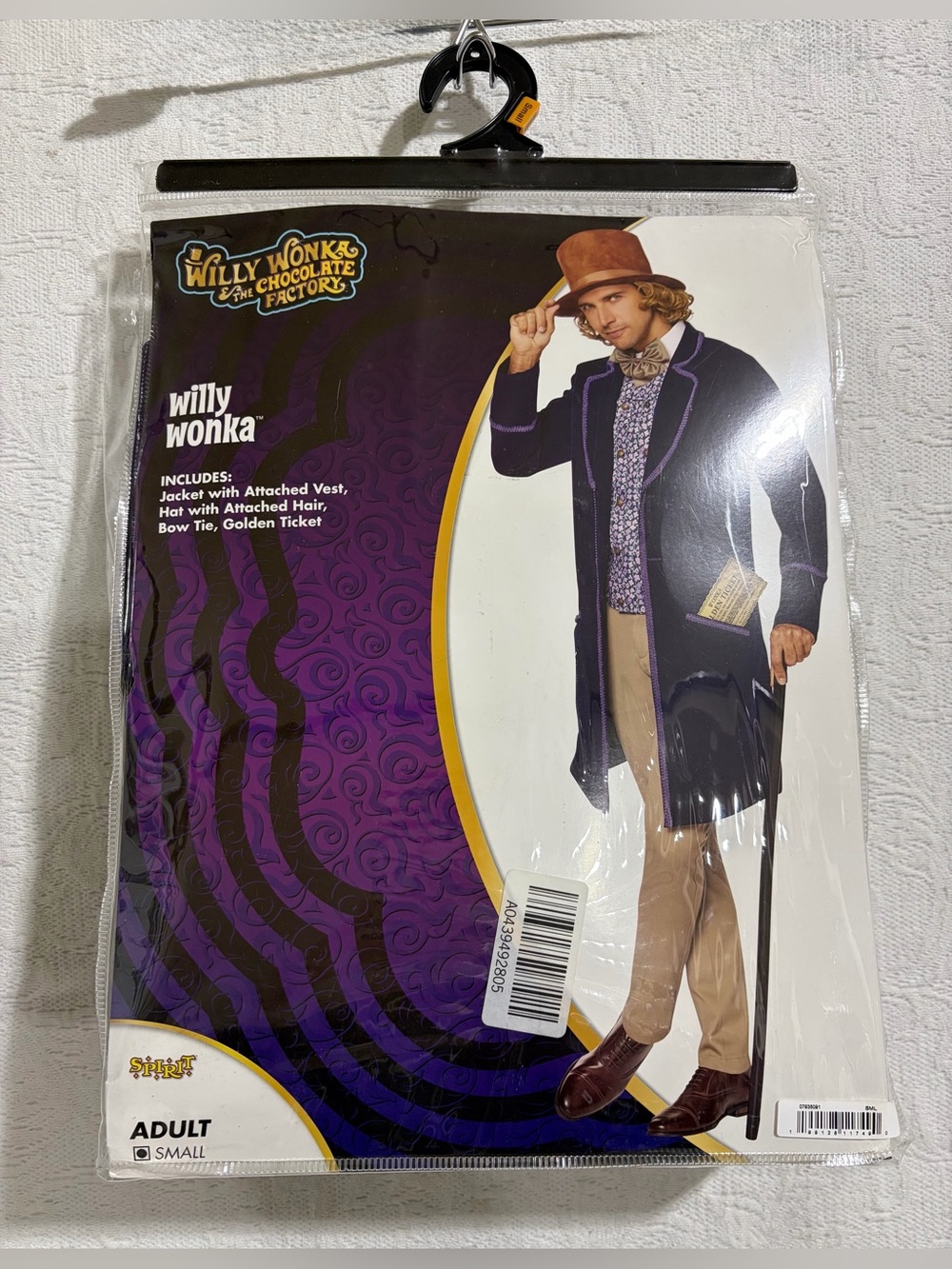 Spirit Willy Wonka & The Chocolate Factory Costume Adult Small